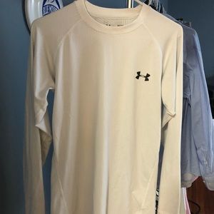 Longsleeve white under armour performance T